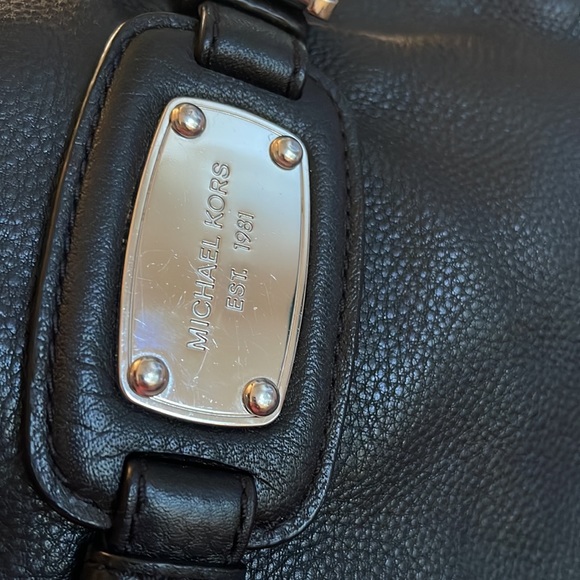 EUC Michael Kors black leather bag - Picture 7 of 7